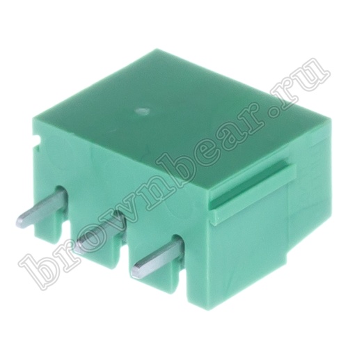 Клеммник винтовой на плату, 3 контакта, 5.0 мм TB-11B фото 7