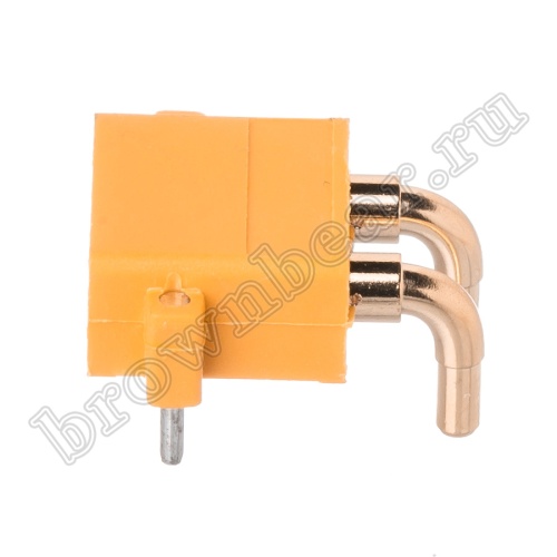 Разъем питания XT30 для АКБ, 2 контакта, штекер на плату угловой XT30PW30-M.G.Y фото 6