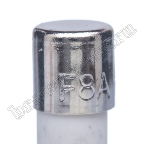Предохранитель 5х20 мм, цилиндрический, керамический, сверхбыстрый, 8A/250В(UBM) фото 6