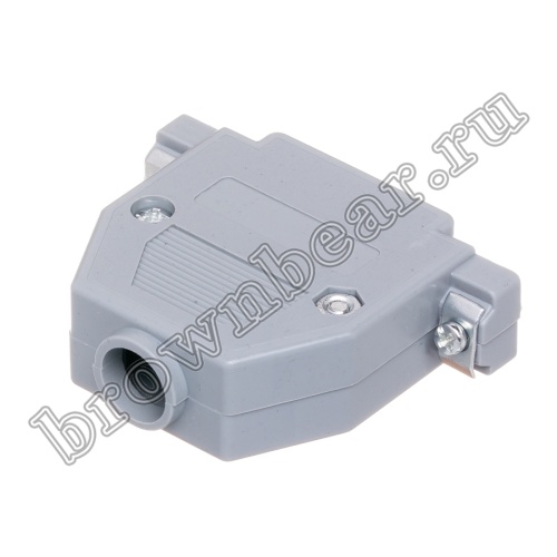 Корпус разъема D-SUB 25 контактов, серый, тип 2 DP-25C-G фото 6