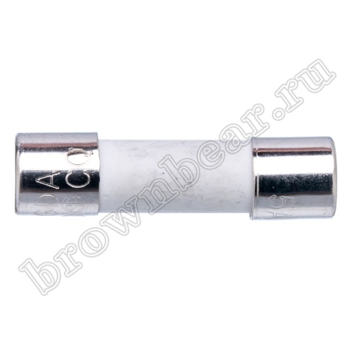 Предохранитель 5х20 мм, цилиндрический, керамический, с задержкой, 5А/250В (GDA) фото 6