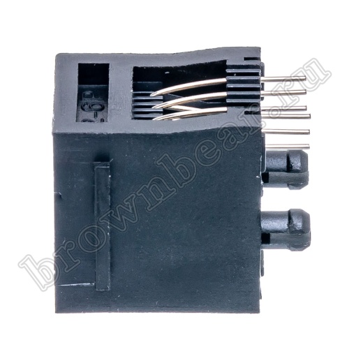 Разъём RJ-12 гнездо на плату, 6P6C, тип 3/1 TJ3/1-6P6C фото 6