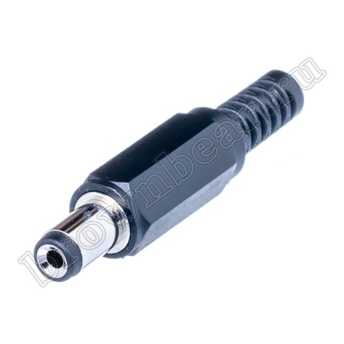 Разъем питания DC штекер 2.1 х 5.5мм, на кабель c амортизатором DJK-11A