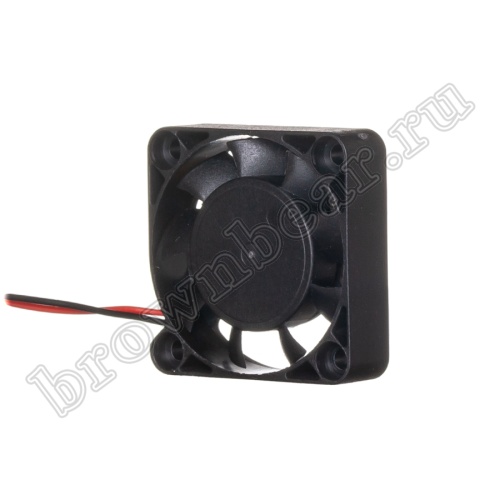 Вентилятор для корпуса 40х40х10, DC 12В, 0.10А, подшипник качения DAC4010L12B фото 3