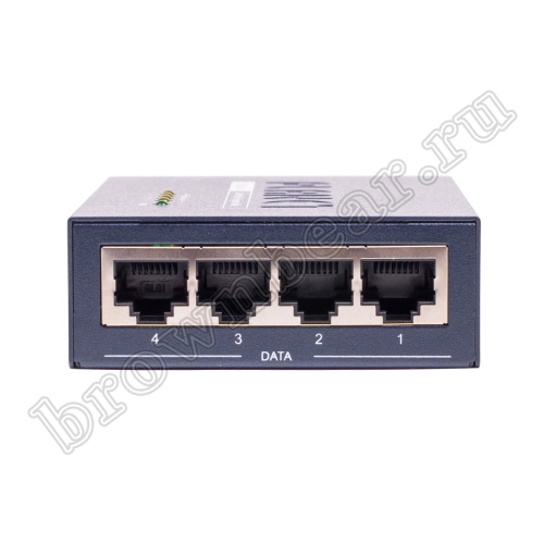 HPOE-460 PoE инжектор Planet 4 порта 10/100/1000Мб/с, IEEE 802.3at, 120Ватт фото 3