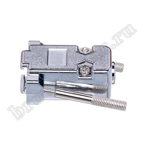 Корпус разъема D-SUB  9 контактов с удлиненными винтами, металлизированный DNT-9C фото 4