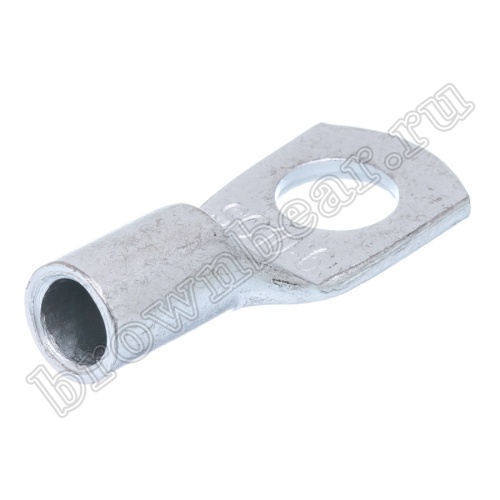 Клемма кольцевая обжимная тип "O" прямоугольная 6.4 мм, на провод 10 мм²,неизолированная TRC-10-6 фото 2