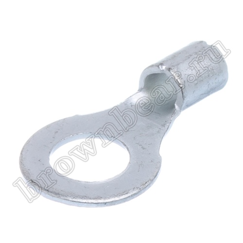 Клемма кольцевая обжимная тип "O" 5.3 мм, на провод 1.5 - 2.5 мм², неизолированная, кратно 100шт. TR-2-5