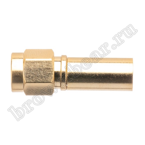 Разъем RP-SMA гнездо на кабель RG-58, обжимной, позолоченный RP-SMA-C58JG фото 6
