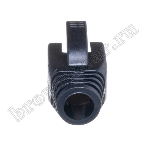 Колпачок изолирующий для разъёма RJ-45 6 категории, черный TPC-6 фото 3