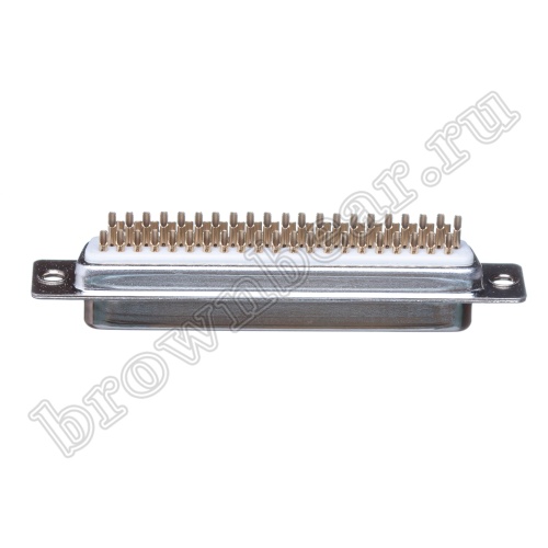 Разъем D-SUB 62 контакта, гнездо на кабель, пайка DHS-62F фото 6