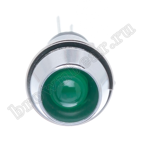 Светодиод в корпусе индикаторный, зеленый, 12.0 mcd фото 6
