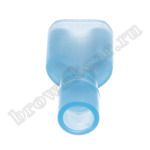 Клемма плоская обжимная 6.3 мм, гнездо на провод 1.5 - 2.5 мм², полностью изолированная под контакт 0.8 мм, кратно 100шт., РПИ-М TAI-2I8 фото 2