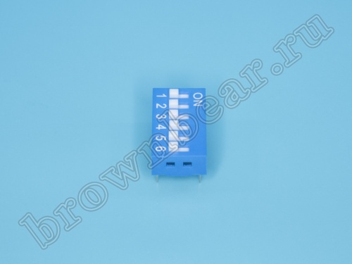 Переключатель Dip-Switch 6 контактных групп фото 2