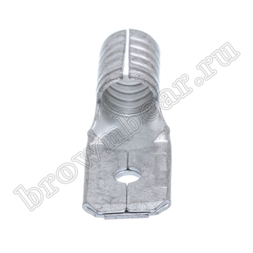 Клемма плоская обжимная 6.3 мм, вилка на провод 4.0 - 6.0 мм², кратно 100шт., РП-П TA-5.5M фото 5