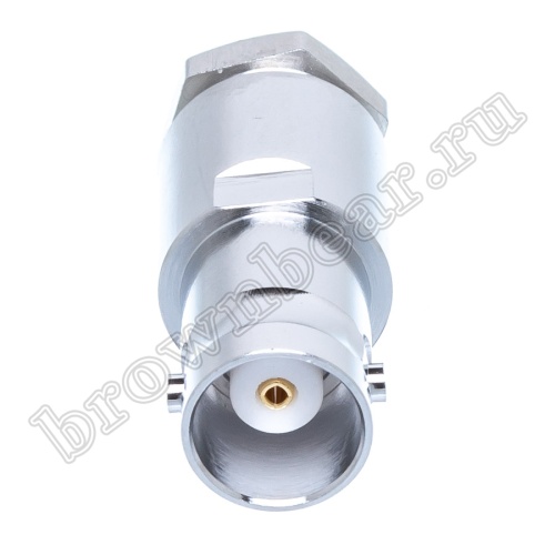 Разъем BNC гнездо на кабель RG-58, под пайку, зажим BNC-S58J фото 4