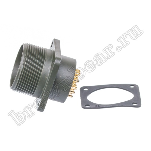 Разъём промышленный круглый MIL-5015 серии MS 14 контактов, вилка на блок фото 3