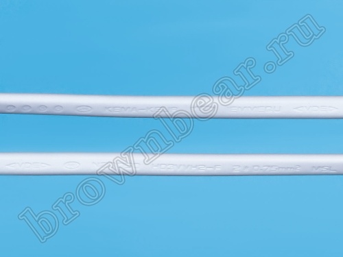 Кабель (шнур) питания 220В CEE7/16 - C7, для аудиотехники, белый, 2.5А, 1,8м фото 7