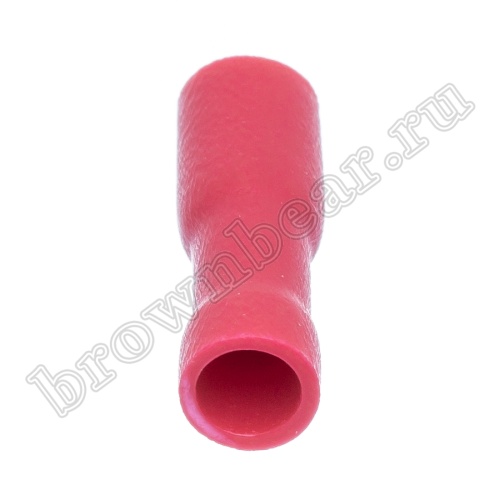 Клемма плоская обжимная 3 мм, гнездо на провод 0.25 - 1.5 мм², полностью изолированная, кратно 100шт., РПИ-М TAI3-1.25I фото 2