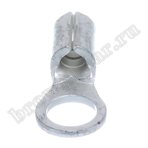 Клемма кольцевая обжимная тип "O" 3.7 мм, на провод 0.25 - 1.5 мм², неизолированная, кратно 100шт. TR-1.25-3 фото 3