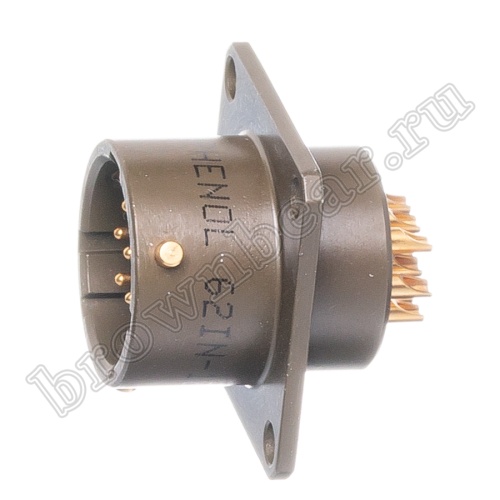 Разъём Amphenol серии 62IN, 10 контактов, вилка на блок, тип 12,  байонетный 62IN-12E-12-10P фото 2