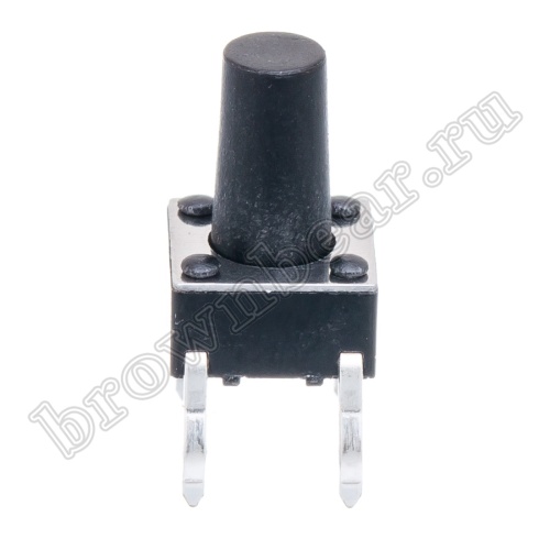 Кнопка тактовая 6х6 мм, h=9.5 мм, 4 контакта SWT-2-95 фото 6