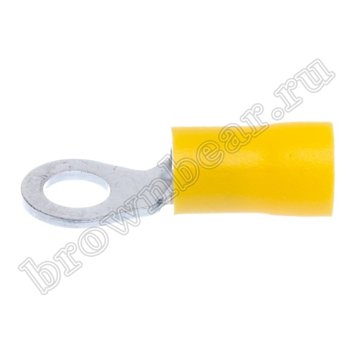 Клемма кольцевая обжимная тип "O" 5.3 мм, на провод 4.0 - 6.0 мм², изолированная, кратно 100шт. TRI-5.5-5 фото 2