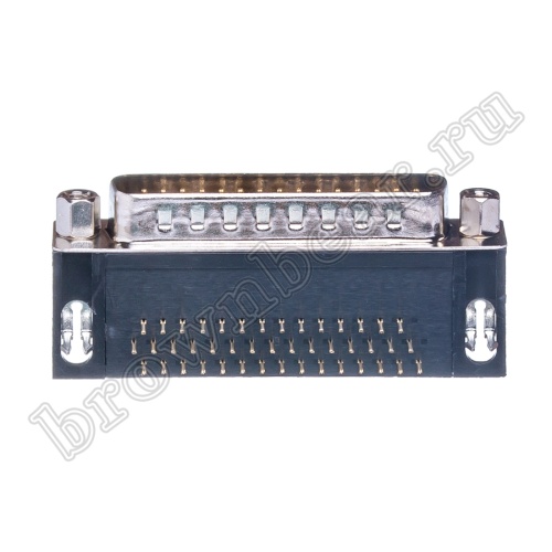 Разъем D-SUB  44 контакта, вилка на плату, прямой угол DHR-44M фото 6