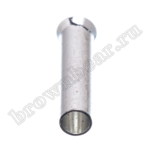 Кабельный наконечник штыревой втулочный НШВ 8 мм, под опрессовку на провод 1.0 мм², упаковка 100шт. TC-1.0-8 фото 4