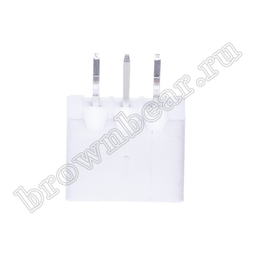 Разъем питания 3 контакта, вилка на плату, шаг 2.0 мм MW-3M фото 7